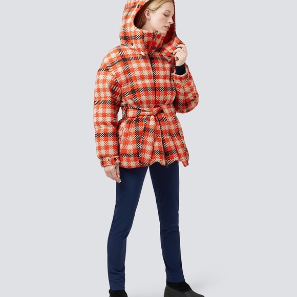 PERFECT MOMENT 'STAR GINGHAM' GOOSE DOWN SKI JACKET SIZE XS - MSRP $990.00 - Picture 4 of 4